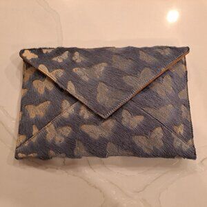 Laborde leather envelope clutch